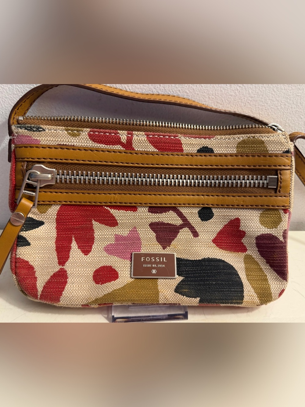 Fossil “Dawson” floral crossbody bag.